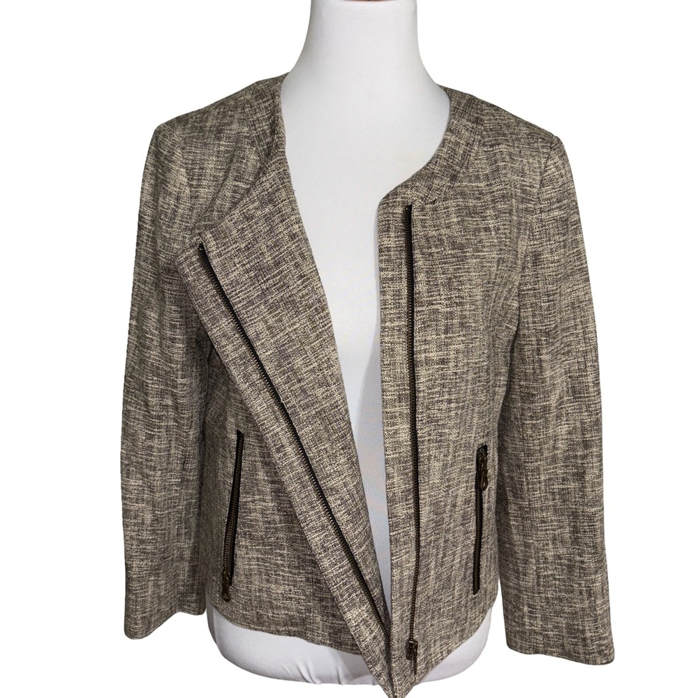 LOFT Textured Tan Blazer